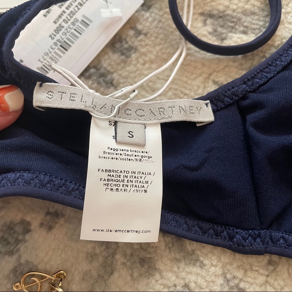 NWT Stella McCartney Navy Charm Essential Swim - Picture 3 of 12